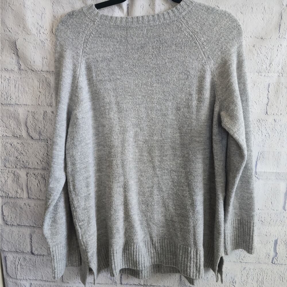 Lauren Conrad Gray Crewneck Mermaidcore Sweater - Picture 3 of 13